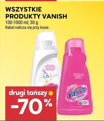Produkty Vanish wszystkie promocja w Stokrotka