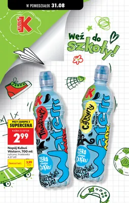 Napój Kubuś Waterrr cytryna promocja w Biedronka
