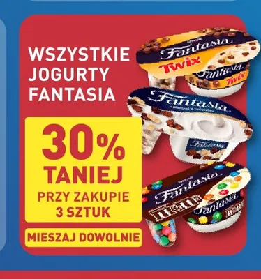 Jogurt Fantasia z płatkami czekoladowymi promocja w Aldi