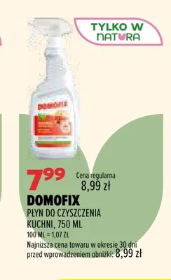 Płyn do czyszczenia kuchni Domofix promocja w Drogerie Natura