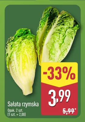 Sałata rzymska promocja w Aldi