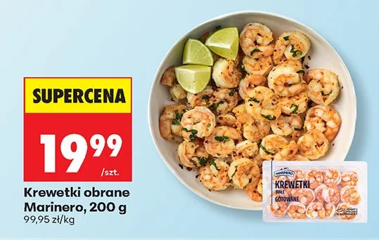 Krewetki obrane Marinero promocja w Biedronka