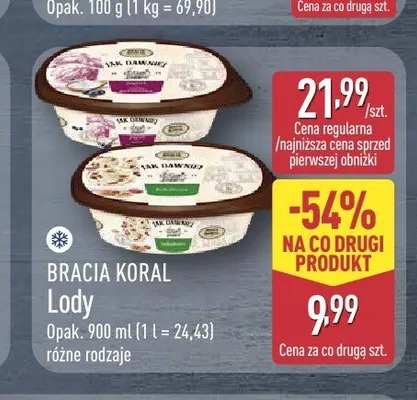 Lody Bracia Koral promocja w Aldi