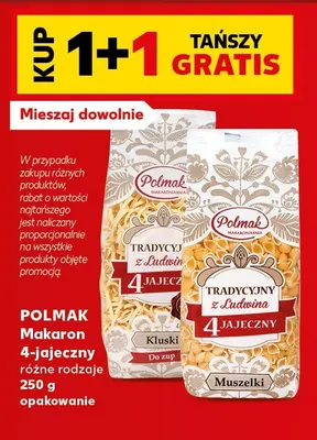 Makaron 4-jajeczny Polmak promocja w Kaufland