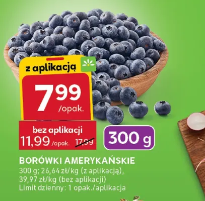 Borówki amerykańskie promocja w Stokrotka