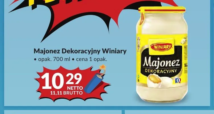 Majonez Dekoracyjny Winiary promocja w Makro