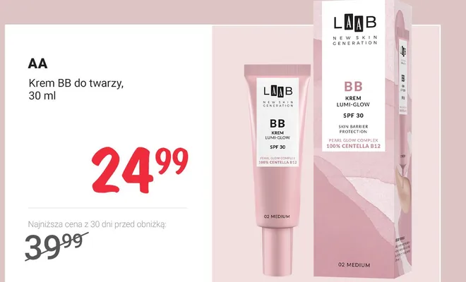 Krem BB do twarzy promocja w Rossmann