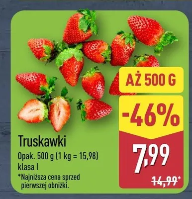 Truskawki promocja w Aldi