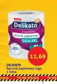 Ręcznik papierowy Delikato Giga promocja w Blue Stop