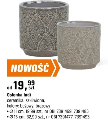 Osłonka Indi promocja w OBI