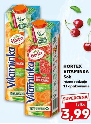 Vitaminka Sok różne rodzaje promocja w Kaufland