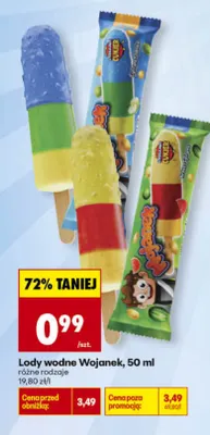 Lody wodne Wojanek promocja w Biedronka