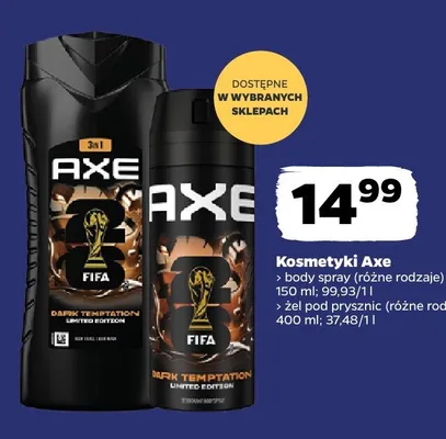Żel pod prysznic Axe promocja w Netto
