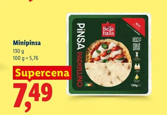 Minipinsa Bella Italia promocja w Lidl