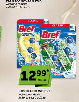 Kostka do WC Bref Power Aktiv Pine promocja w Euro Sklep