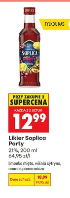 Likier Soplica Party ananas pomarańcza promocja w Biedronka