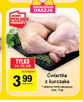 Ćwiartka z kurczaka promocja w Gram Market