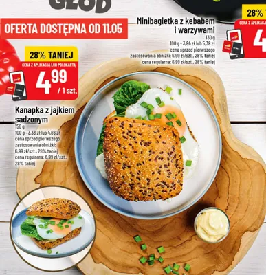 Kanapka z jajkiem sadzonym promocja w POLOmarket