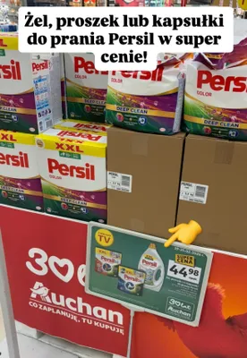 Kapsułki do prania Color Deep Clean promocja w Auchan