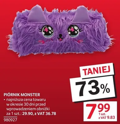 Piórnik MONSTER promocja w Selgros