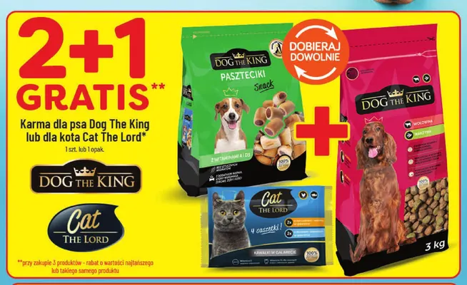 Karma dla psa Paszteciki snack Dog The King promocja w POLOmarket