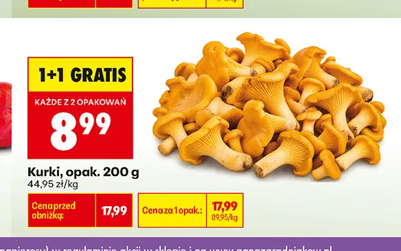 Kurki promocja w Biedronka