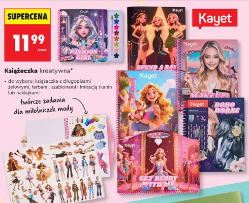 Książeczka kreatywna promocja w Biedronka