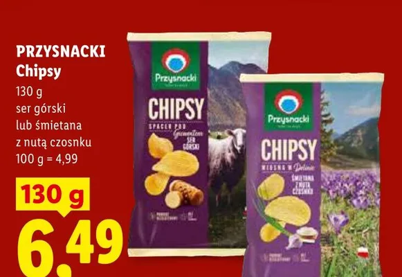 Chipsy Przysnacki promocja w Lidl