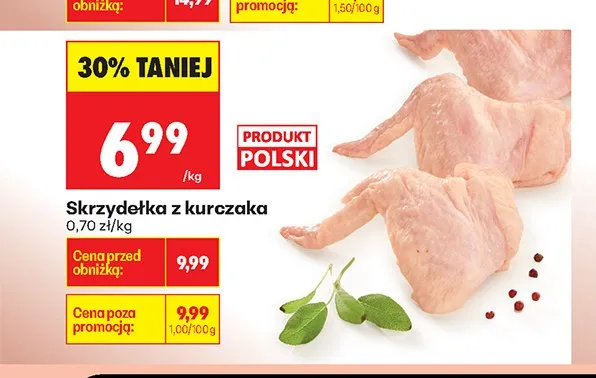 Skrzydełka z kurczaka polskie promocja w Biedronka
