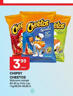 Chipsy Cheetos Cheese promocja w Chorten