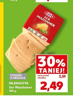 Ser Mazdamer Mlekovita promocja w Kaufland
