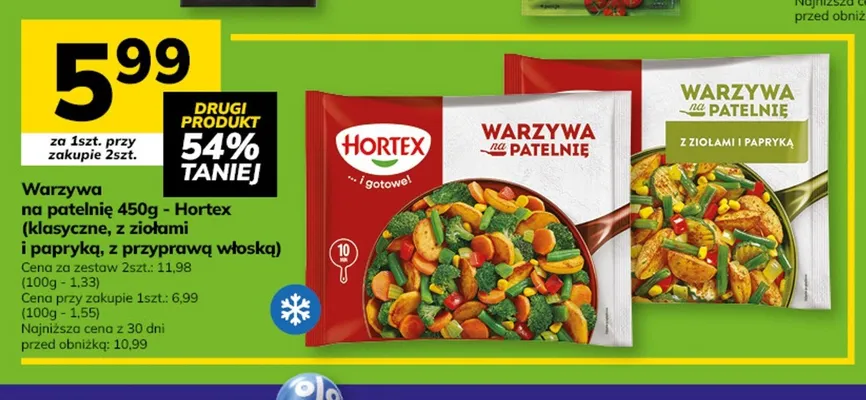 Warzywa na patelnię z ziołami i papryką Hortex promocja w Hitpol