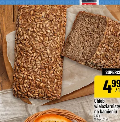 Chleb wieloziarnisty na kamieniu promocja w POLOmarket