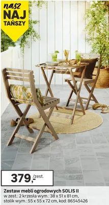 Zestaw mebli ogrodowych SOLIS II promocja w Leroy Merlin