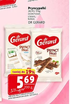 Wafle Pryncypałki orzechowe Dr Gerard promocja w Prim Market