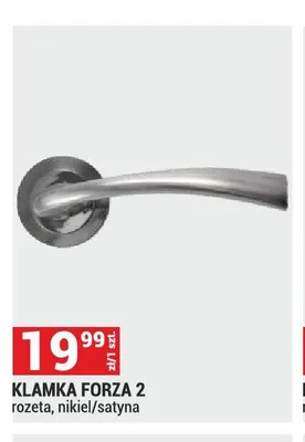 Klamka Forza 2 rozeta nikiel/satyna promocja w Merkury Market