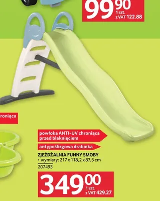 Zjeżdżalnia Funny Smoby promocja w Selgros