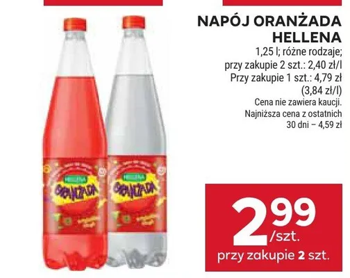 Napój oranżada promocja w Stokrotka