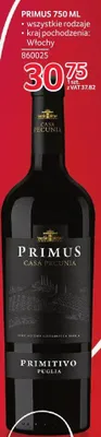 Wino Primus 750 ml promocja w Selgros