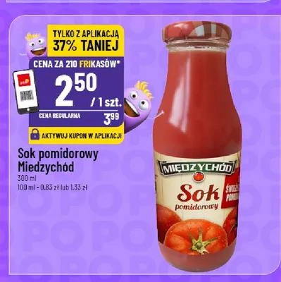 Sok pomidorowy Międzychód promocja w POLOmarket