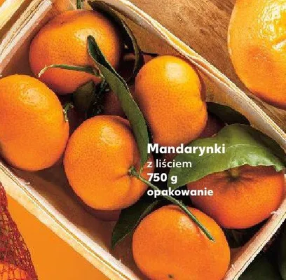 Mandarynki z liściem promocja w Kaufland