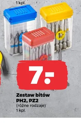Zestaw bitów PH2 PZ2 Techliner promocja w Netto