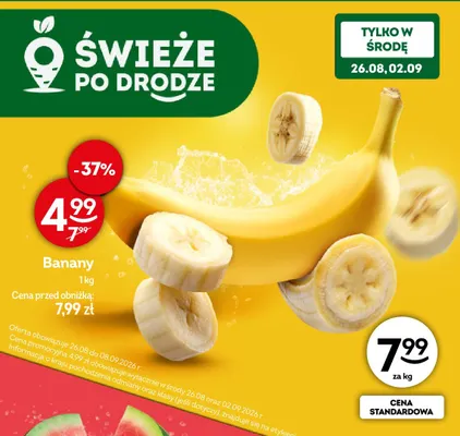 Banany promocja w Żabka