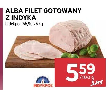 Alba filet gotowany z indyka promocja w Stokrotka