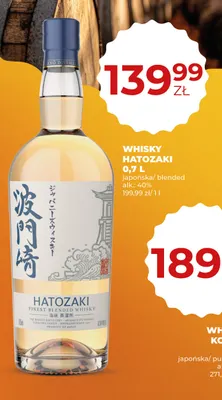 Whisky Hatozaki blended promocja w Duży Ben