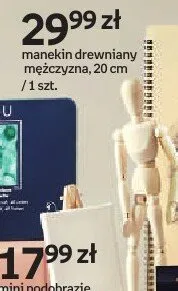 Manekin drewniany mężczyzna 20cm CREADU promocja w Dzień Dziecka