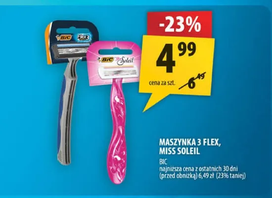 Maszynka do golenia Bic 3 Flex promocja w Arhelan