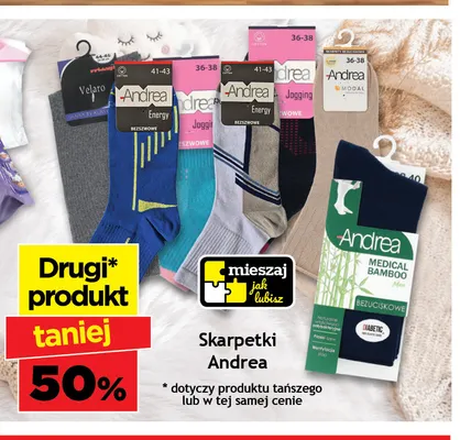 Skarpetki Andrea promocja w Gram Market