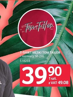 T-SHIRT MĘSKI TOM TAILOR promocja w Selgros