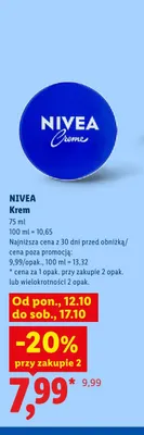 Krem Nivea promocja w Lidl